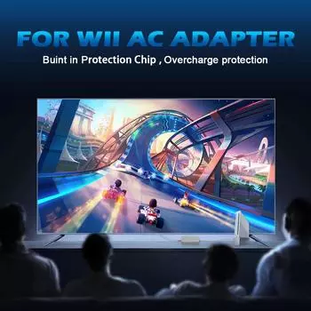 НОВЫЙ для игровой консоли Nintendo Wii адаптер переменного тока 100-240 В 12 В 3,7 А домашний блок питания переменного тока зарядное устройство адаптер с вилкой ЕС и США высокого качества