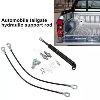 НОВЫЙ для Isuzu DMAX D-MAX 2012-2019 Задняя дверь багажника Стойка амортизатора Опора скошенная/прямоугольная Газовая Легкое замедление чёрный