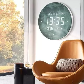 НОВЫЙ домашний декор светодиодные электронные часы украшение гостиной простые современные модные и атмосферные часы 12 inch