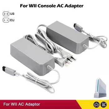 НОВЫЙ ЕС США вилка сменный настенный адаптер переменного тока шнур питания кабель для консоли Wii адаптер переменного тока сменное зарядное устройство для хоста WII