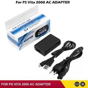 НОВЫЙ EU/US Plug Home Charger Power Supply 5V AC Adapter USB Charger Cable Cord для PlayStation Psvita Slim PS Vita 2000 PSV 2000