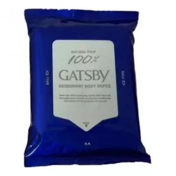 НОВЫЙ Gatsby Дезодорант для душа с ароматом Ice Citrus 10 листов