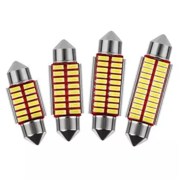 НОВЫЙ комплект из 10 автомобильных лампочек 180 люмен, автомобильные гирлянды, 12 В, автомобильные лампочки для салона L 41mm
