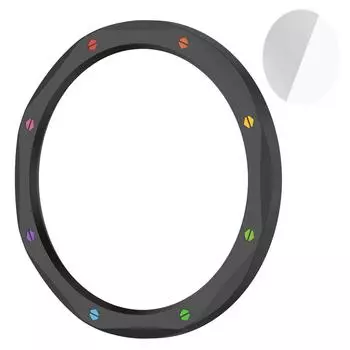 НОВЫЙ металлический ободок для Xiaomi Watch S4 S3 ободок Watch Free протектор с экраном Watch S3 1 с F U6J3 Black thread-For Xiaomi Watch S4 S3