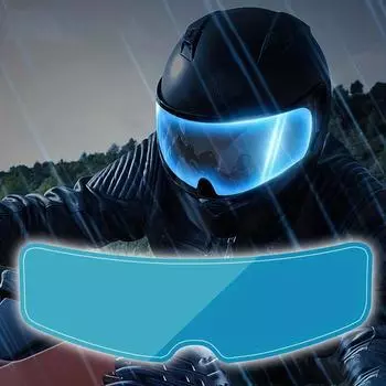 НОВЫЙ модный шлем с защитой от запотевания и дождевиком, нанопокрытие, прозрачная защитная нашивка для электровелосипеда, универсального мотоцикла
