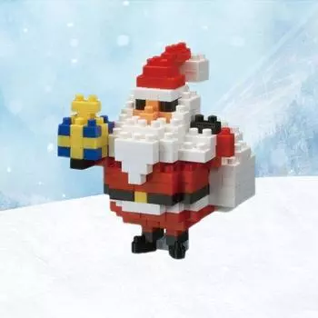 НОВЫЙ Nanoblock Рождественский Санта-Клаус NBC200 Украшения Подарочные елочные опоры