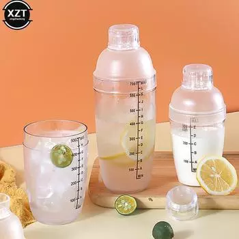 НОВЫЙ пластиковый шейкер для коктейлей 500 мл/700 мл, миксер для вина, сока, молока, чая, напитков, шейкер для вина, чашка, миксер для напитков, барная посуда, кухонные принадлежности для бара