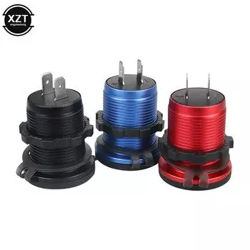 НОВЫЙ QC3.0 Быстрая зарядка Двойной USB Автомобильный разъем зарядного устройства Водонепроницаемый 12 В/24 В Быстрое зарядное устройство Розетка Вольтметр Переключатель Адаптер