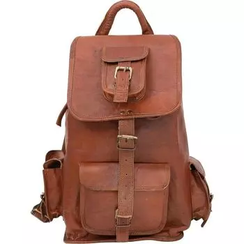 НОВЫЙ рюкзак Berliner унисекс Stylebook Hobo для ноутбука, сумка из козьей кожи 16 x 10 x 8 in коричневый