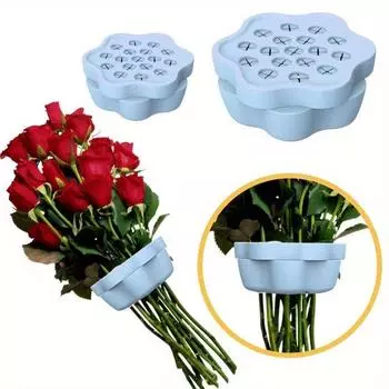 НОВЫЙ силиконовый стебель цветка креативное устройство для создания цветочных композиций DIY поддержка фиксированный букет артефакт S