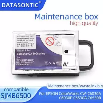 НОВЫЙ SJMB6500 SJMB6000 Ящик для обслуживания принтера EPSON ColorWorks CW-C6030A C6030P C6530A C6530B Резервуар для обслуживания принтера A + Bмодель 1 комплект 1set