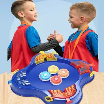 НОВЫЙ Светящийся Гироскоп Игрушка Боевая Арена Боевые Гироскопы Для Четырех