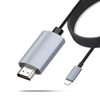 НОВЫЙ телефон HDMI-кабель-переходник Topaka HDMI-кабель для телефона Отображение на ТВ-кабеле Зеркальное отображение телефона HDMI-адаптер-переходник Не требуется питание