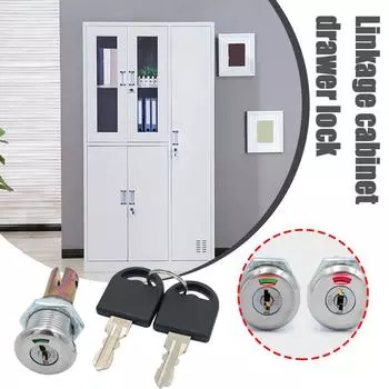 НОВЫЙ Высокое качество 180. Вращение Простой Удобный Многослойный Высококачественный Замок Связной Замок Ящик H4D8 as shown-1set