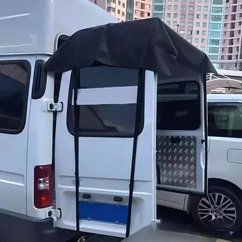 НОВЫЙ высококачественный водонепроницаемый тент для задней двери сарая для автофургона 176/180*114 см, водонепроницаемый солнцезащитный тент для кемпинга и прицепа, защита от ультрафиолетового излучения