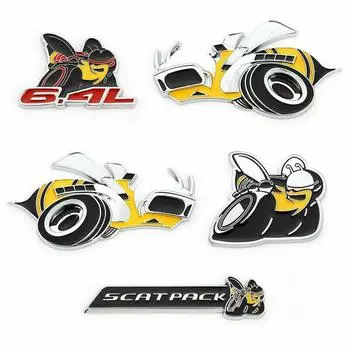 НОВЫЙ значок Super Bee, эмблема, значок на заднем багажнике, автомобильное крыло, передняя решетка, наклейка whitefenderbadge