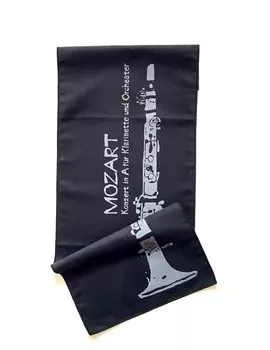 Now available in Microfiber cloth the same length as the clarinet Illustration Ideal for cleaning the clarinet Music black! Clarinet Marl чёрный