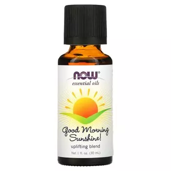 NOW Foods, эфирные масла, доброе утро, солнышко!, 1 жидкая унция (30 мл)