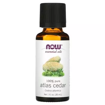 NOW Foods, Essential Oil, Atlas Cedar, 1 fl oz (30 ml)