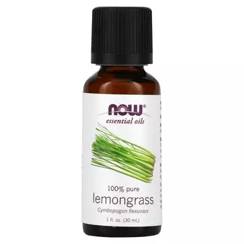 NOW Foods, Essential Oil, Lemongrass, 1 fl oz (30 ml)