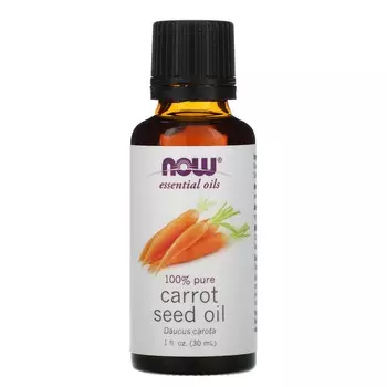 NOW Foods, Essential Oils, Carrot Seed Oil, 1 fl. oz. (30ml)