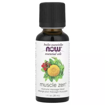 NOW Foods, Essential Oils, Muscle Zen™, 1 fl oz (30 ml)