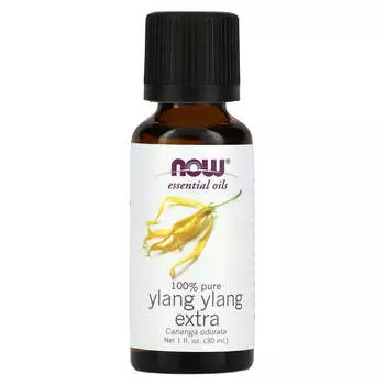 NOW Foods, Эфирное масло, Иланг-иланг Экстра, 1 жидкая унция (30 мл)