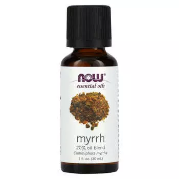 NOW Foods, Эфирное масло, мирра, 1 жидкая унция (30 мл)