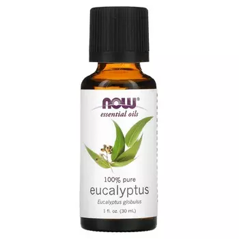 NOW Foods, Эфирные масла, Эвкалипт, 1 жидкая унция (30 мл)