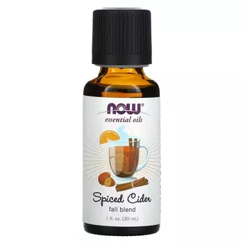 NOW Foods, Эфирные масла, Сидр со специями, 1 жидкая унция (30 мл)