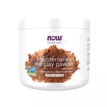 Now Foods Moroccan Red Clay Powder очищающее средство для чувствительной кожи 170 г, 1 шт.
