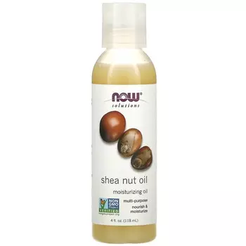 NOW Foods, Solutions, масло ши, 4 жидких унции (118 мл)