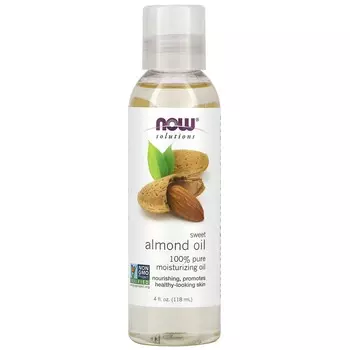 NOW Foods, Solutions, Масло сладкого миндаля, 4 жидких унции (118 мл)