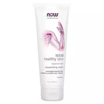 NOW Foods, Solutions, MSM Healthy Skin, липосомальный лосьон, 8 жидких унций (237 мл)