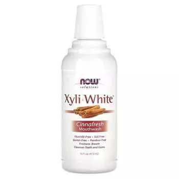 NOW Foods, Solutions, ополаскиватель для полости рта XyliWhite, Synapresh, 16 жидких унций (473 мл)