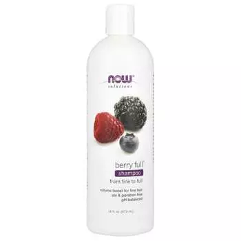 NOW Foods, Solutions, шампунь Berry Full, 16 жидких унций (473 мл)