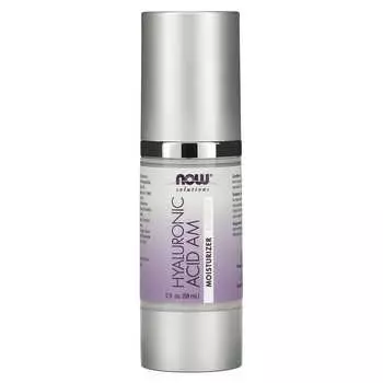 NOW Foods, Solutions, увлажняющий крем с гиалуроновой кислотой, 2 жидких унции (59 мл)