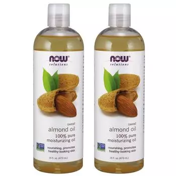 Now Foods Увлажняющее масло сладкого миндаля, 473 мл, 2 шт.