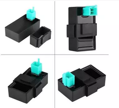 Новая 12В Алюминиевая Мотоциклетная Катушка Зажигания + 5-контактный CDI + Свеча Зажигания Для 50-125cc