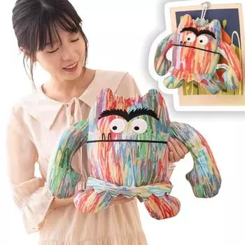 Новая 15-35 см красочная подушка-монстр, кукла, мягкие игрушки, супер мягкая подушка для офисного стула, домашний декор, подарки на день рождения для девочек и детей about 15cm