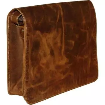 Новая 15-дюймовая кожаная сумка-мессенджер, чехол для ноутбука, офисный портфель, подарок для мужчин, компьютерная состаренная сумка через плечо