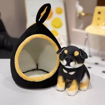 Новая 18 см мягкая игрушка в виде плюшевого гнезда в виде животного, маленькая кукла тигра, леопарда, жирафа, льва, плюшевая подушка для подарка на день рождения ребенка about 18cm