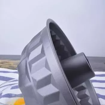 Новая 1 шт. 8 дюймов 22 см углеродистая сталь антипригарная форма для торта маленький противень тюрбан пончик форма для кухни форма для выпечки пончиков