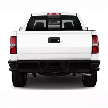 Новая 1 шт. Черная наклейка на окно с американским флагом, подходит для 2004-2018 Silverado Sierra