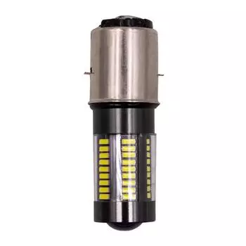 Новая 1 шт. Мотоциклетная лампа BA20D Суперяркая светодиодная лампа Дальний / Ближний свет Фара Дневной ходовой огонь
