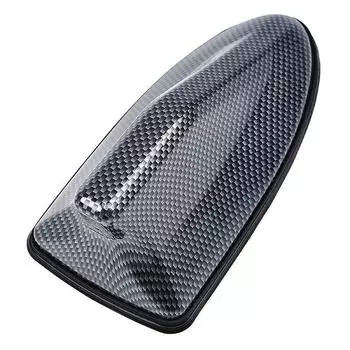 Новая 1x Универсальная Антенна на Крышу в Виде Акульего Плавника с Внешним Видом Карбонового Волокна Радио AM/FM Сигнал