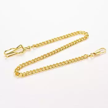 Новая 36,5 см бронзовая сплавная цепь для старинных кварцевых женских мужских винтажных карманных часов D