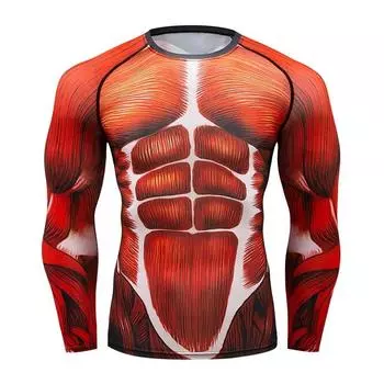 Новая 3D-футболка с рисунком скелета и черепа, мужская повседневная футболка большого размера с длинным рукавом, уличная одежда, забавные футболки S