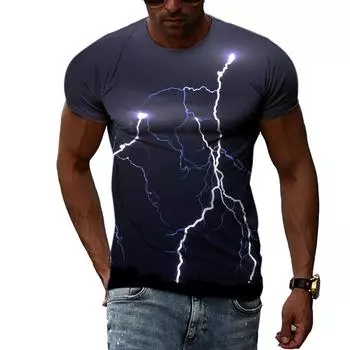 Новая 3D модная крутая мужская футболка с молнией, летняя повседневная футболка с интересным рисунком и принтом, индивидуальная трендовая футболка в стиле Харадзюку S