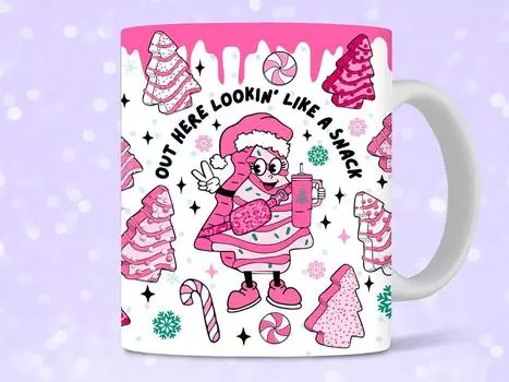 Новая 3D Рождественская Снежная Баба Снег Рождественская Елка Рождественская Елка Керамическая Кружка для Кофе 301-400ml